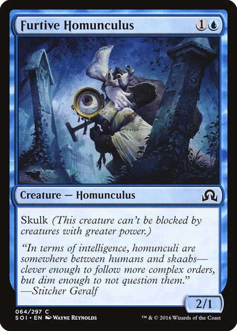 Furtive Homunculus - Shadows over Innistrad Magic card