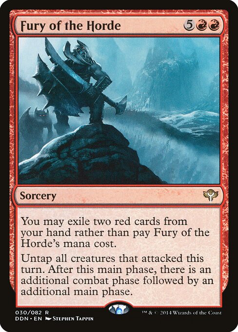 Fury of the Horde - Duel Decks: Speed vs. Cunning Magic card