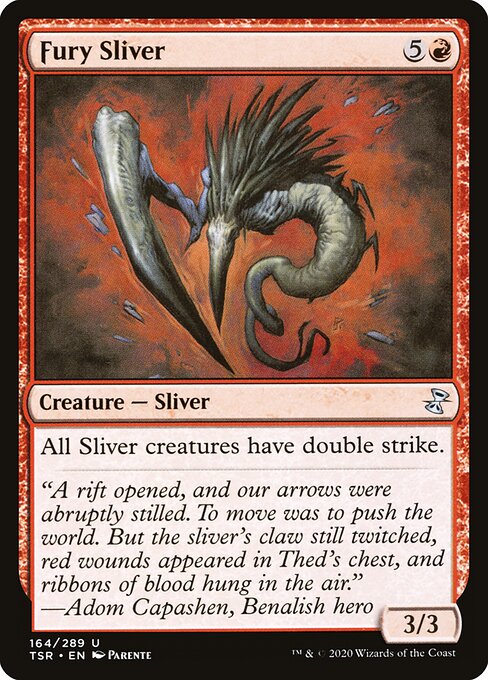 Fury Sliver - Time Spiral Remastered Magic card