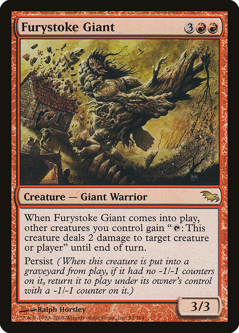 Furystoke Giant - Shadowmoor Magic card