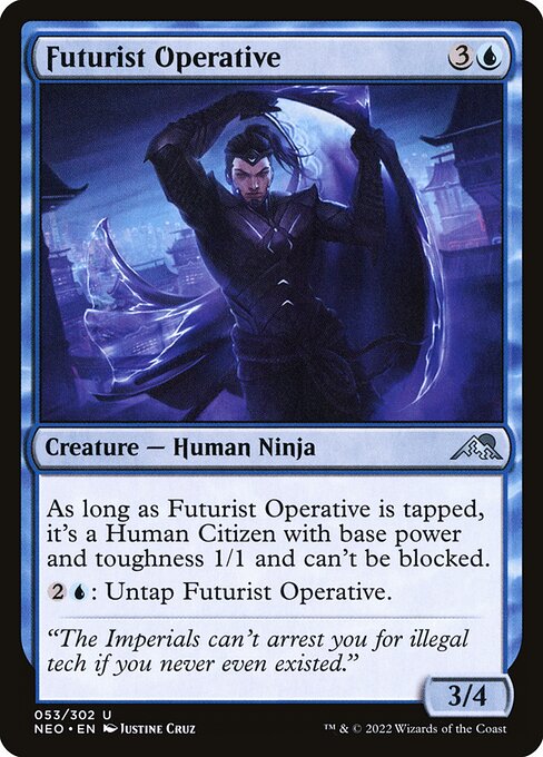 Futurist Operative - Kamigawa: Neon Dynasty Magic card