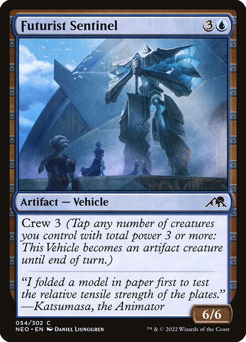 Futurist Sentinel - Kamigawa: Neon Dynasty Magic card