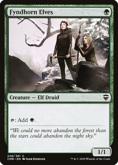 Fyndhorn Elves - Commander Legends Magic card