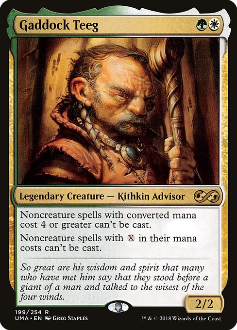 Gaddock Teeg - Ultimate Masters Magic card