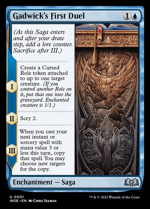Gadwick's First Duel - Wilds of Eldraine Magic card