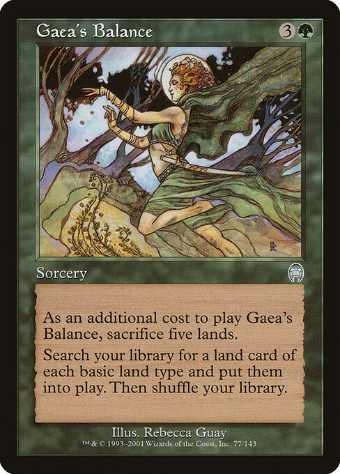 Gaea's Balance - Apocalypse Magic card