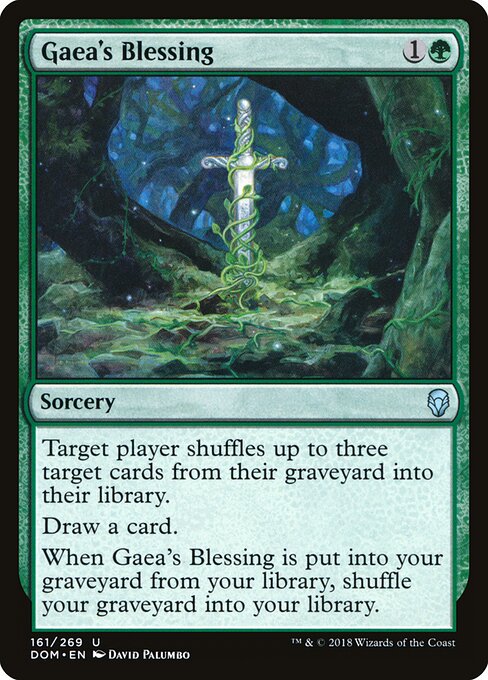 Gaea's Blessing - Dominaria Magic card