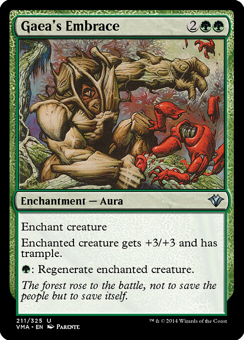 Gaea's Embrace - Vintage Masters Magic card
