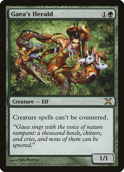 Gaea's Herald - Tenth Edition Magic card