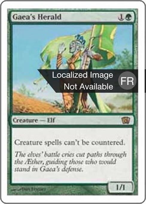 Arauto de Gaia (Gaea's Herald) - Planeshift (#80) - Illustrated by Dan Frazier - Magic: The Gathering Card