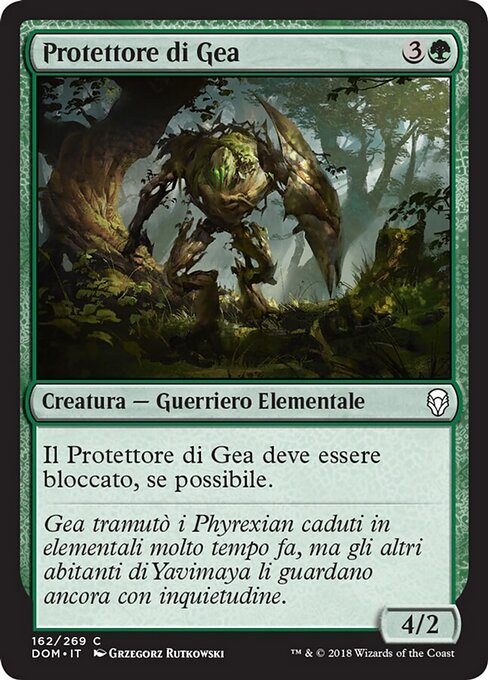 Gaea's Protector - Jumpstart 2022 (#664) - Illustrated by Grzegorz Rutkowski - Magic: The Gathering Card