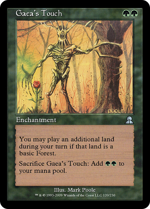 Gaea's Touch - Masters Edition III Magic card