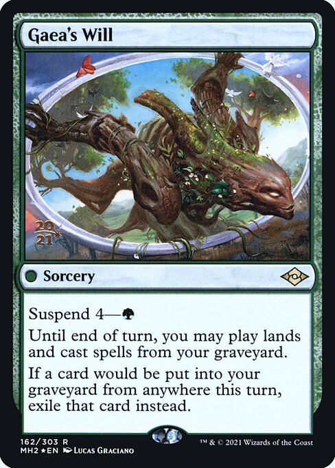 Gaea's Will - Modern Horizons 2 Promos (#162s) - Illustrated by Lucas Graciano - Magic: The Gathering Card