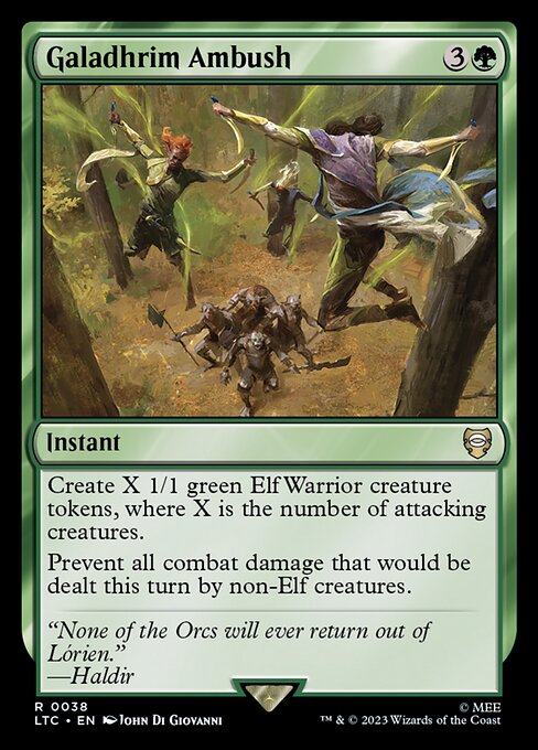 Galadhrim Ambush - Tales of Middle-earth Commander Magic card