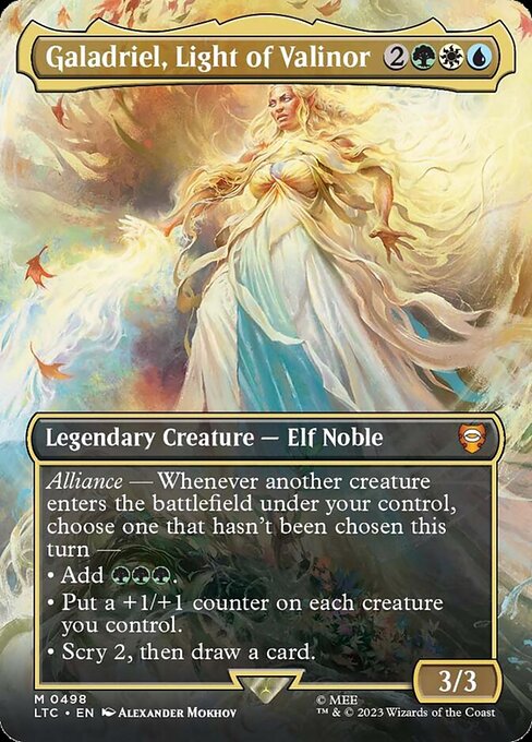 Galadriel, Light of Valinor - Tales of Middle-earth Commander Magic card