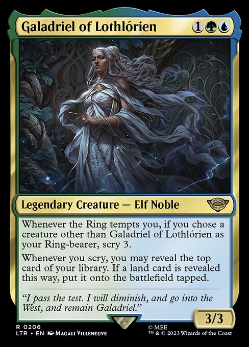 Galadriel of Lothlórien - The Lord of the Rings: Tales of Middle-earth Magic card