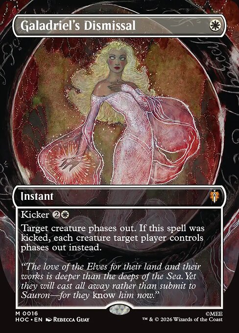 Galadriel's Dismissal - The Hobbit Eternal (#16) - Illustrated by Rebecca Guay - Magic: The Gathering Card