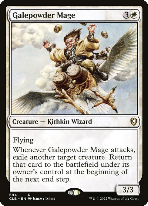Galepowder Mage - Commander Legends: Battle for Baldur's Gate Magic card