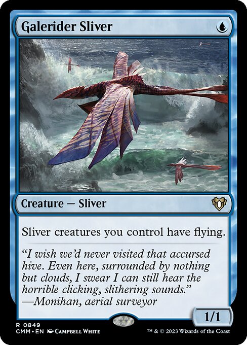 Galerider Sliver - Commander Masters Magic card