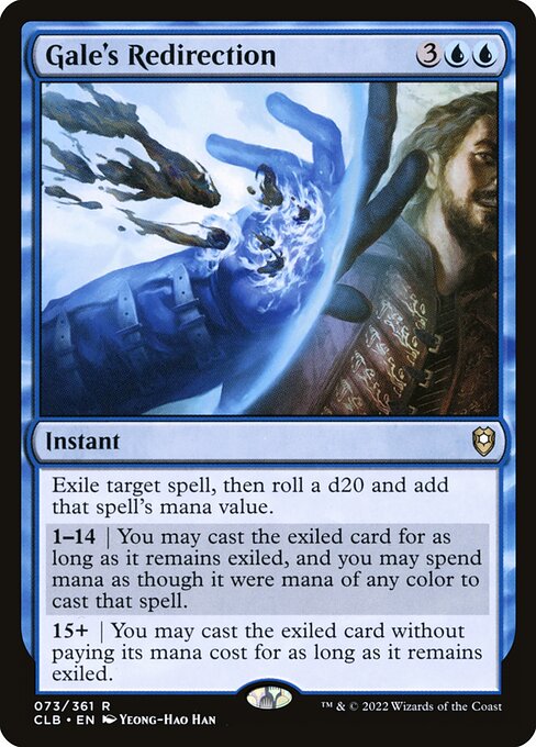 Gale's Redirection - Commander Legends: Battle for Baldur's Gate Magic card