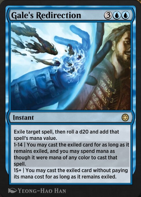Gale's Redirection - Alchemy Horizons: Baldur's Gate (#119) - Illustrated by Yeong-Hao Han - Magic: The Gathering Card