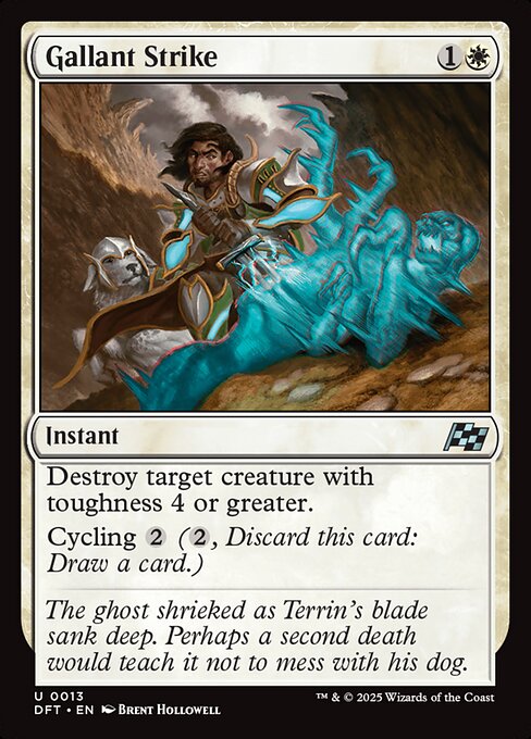 Gallant Strike - Aetherdrift Magic card