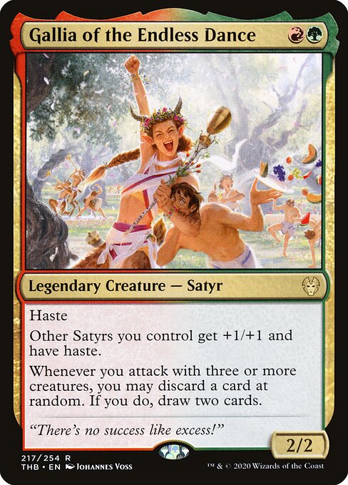 Gallia of the Endless Dance - Theros Beyond Death Magic card