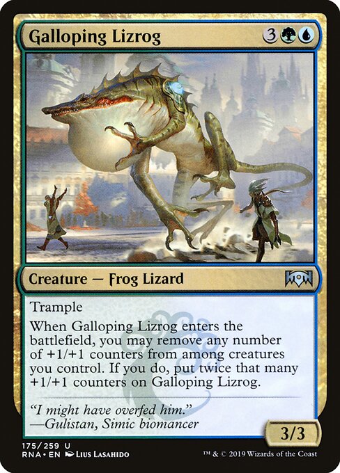 Galloping Lizrog - Ravnica Allegiance Magic card