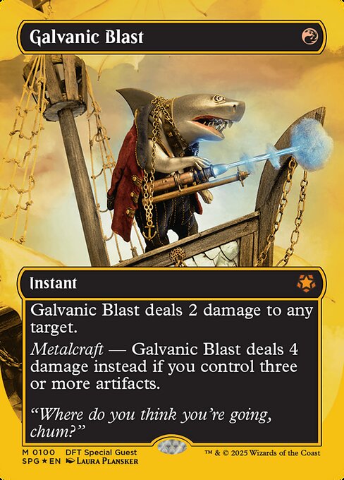 感電破 (Galvanic Blast) - Special Guests (#100) - Illustrated by Laura Plansker - Magic: The Gathering Card