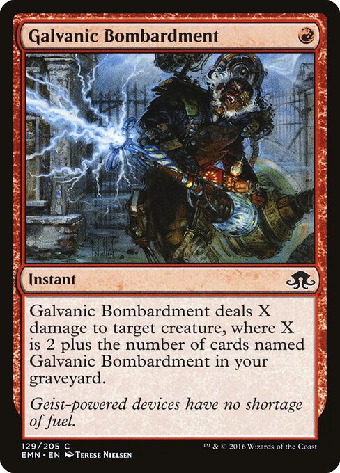 Galvanic Bombardment - Eldritch Moon Magic card