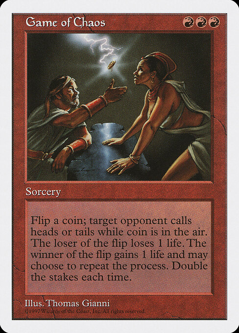 Game of Chaos - Fifth Edition (#232) - Illustrated by Thomas Gianni - Magic: The Gathering Card