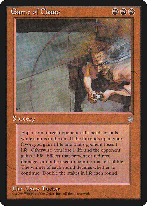 Roulette del Caos (Game of Chaos) - Fifth Edition (#232) - Illustrated by Thomas Gianni - Magic: The Gathering Card