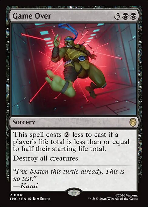 Game Over - Teenage Mutant Ninja Turtles Eternal Magic card