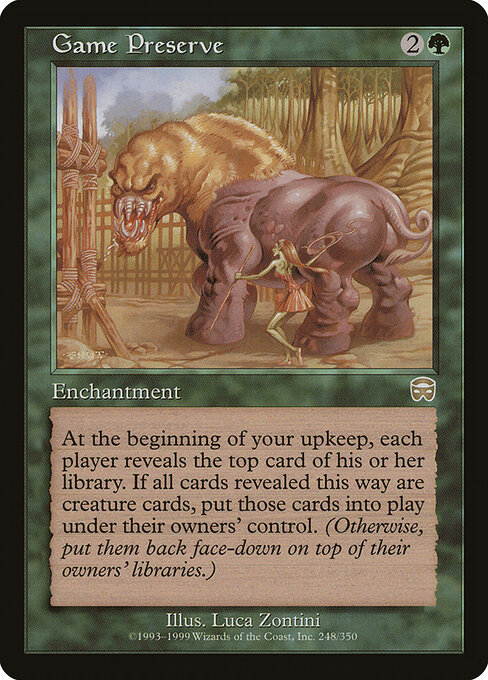 Game Preserve - Mercadian Masques Magic card