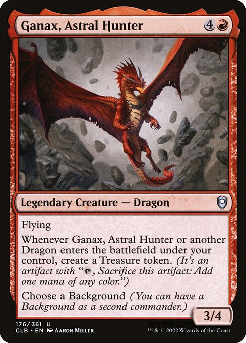 Ganax, Astral Hunter - Commander Legends: Battle for Baldur's Gate (#176) - Illustrated by Aaron Miller - Magic: The Gathering Card