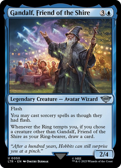 Gandalf, Friend of the Shire - The Lord of the Rings: Tales of Middle-earth Magic card