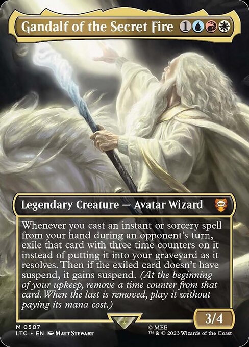 Gandalf of the Secret Fire - Tales of Middle-earth Commander Magic card