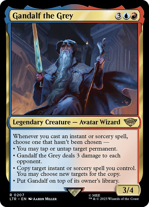 Gandalf the Grey - The Lord of the Rings: Tales of Middle-earth Magic card