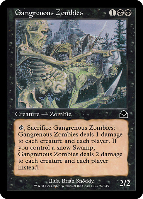 Gangrenous Zombies art by Brian Snõddy