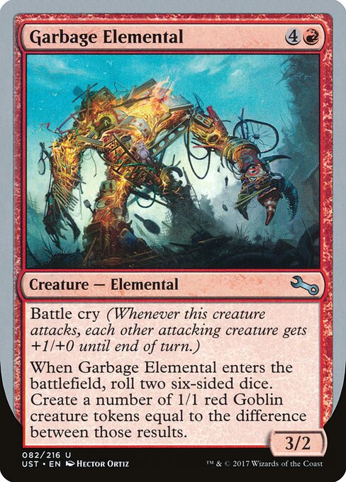 Garbage Elemental - Unstable Magic card