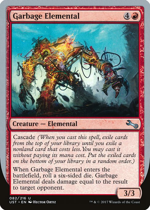 Garbage Elemental - Unstable Magic card