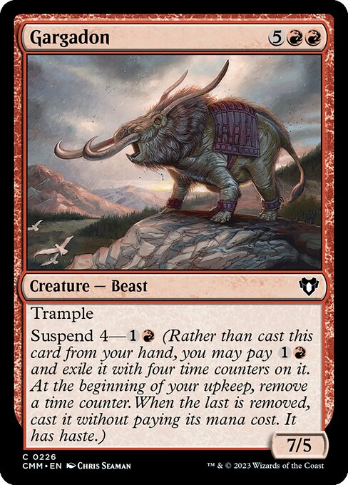 Gargadon - Commander Masters Magic card