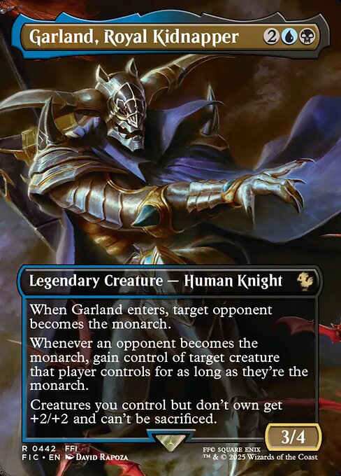 Garland, Royal Kidnapper - Final Fantasy Commander Magic card