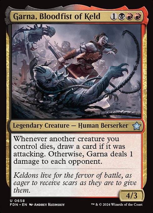 Garna, Bloodfist of Keld - Foundations Magic card