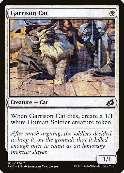 Garrison Cat - Ikoria: Lair of Behemoths Magic card