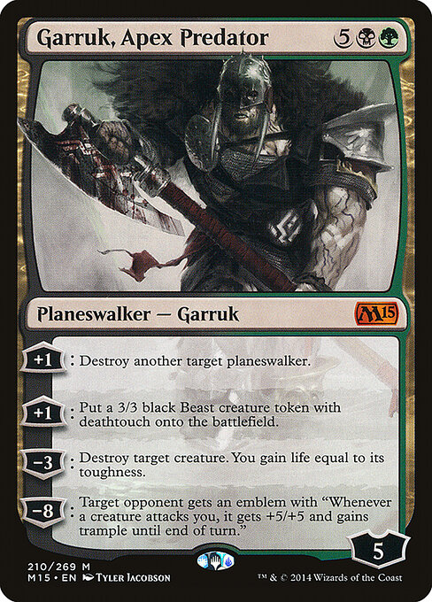 Garruk, Apex Predator - Magic 2015 Magic card