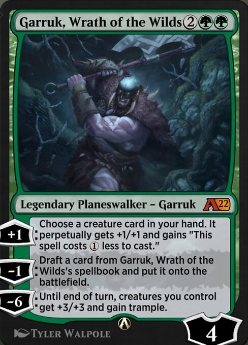 Garruk, Wrath of the Wilds - Alchemy: Innistrad (#47) - Illustrated by Tyler Walpole - Magic: The Gathering Card