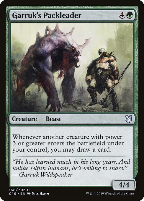 Garruk's Packleader - Commander 2019 Magic card