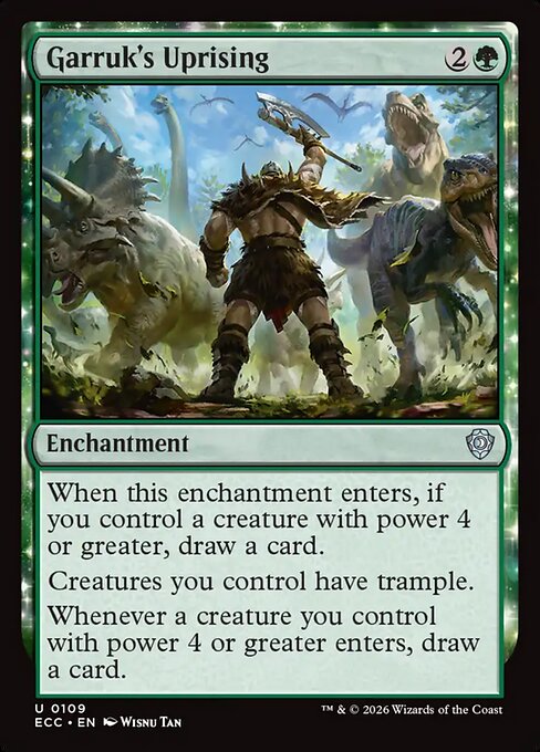 Garruk's Uprising - Lorwyn Eclipsed Commander Magic card