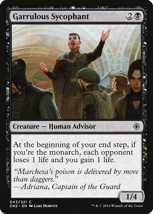 Garrulous Sycophant - Conspiracy: Take the Crown Magic card